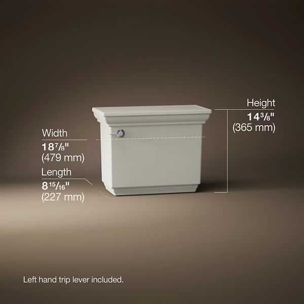 KOHLER® Memoirs® Stately Biscuit Toilet Tank, 1.28 Gpf-4