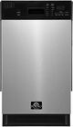 FORNO® Polo 18" Stainless Steel Front Control Built-In Dishwasher-0