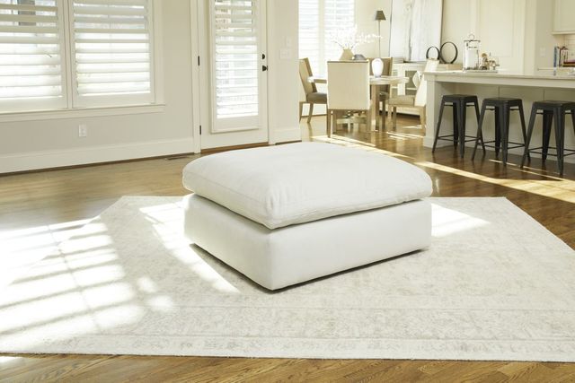 Signature Design by Ashley® Sophie Ivory Oversized Accent Ottoman-1