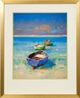 Stylecraft Carribean Beach Blue/Green Wall Art-0