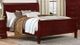 American Wholesale Furniture Louis Philippe Martini Cherry Queen Sleigh Bed-0