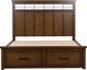 Signature Design by Ashley® Taffenbrook 4-Piece Medium Brown King Panel Storage Bedroom Set-4