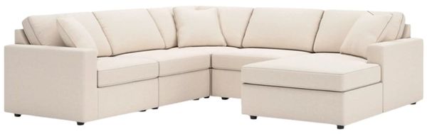 Signature Design by Ashley Modmax 5-Piece Oyster Right Arm Facing Sectional And Chaise