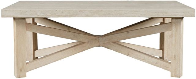 Jofran Inc. Sierrafina Almond Rectangular Coffee Table-1