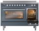 Ilve® Professional Plus II 48" Blue Gray Pro Style Induction Range-4