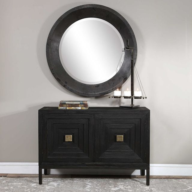 Uttermost® Aiken Dark Ebony Cabinet-1