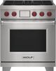 Wolf® 30" Stainless Steel Pro Style Dual Fuel Range-0