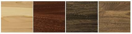 Country View Woodworking Customizable Arlington Elm Top 54" Dining Table with 2-Leaves and Brown Maple Base-3