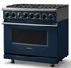 Viking® 7 Series 36" Slate Blue Pro Style Dual Fuel Range-2