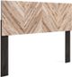 Signature Design by Ashley® Piperton 4-Piece Two-Tone Brown/Black Full Panel Headboard Bed Set-1