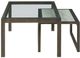 Fairfield® Libby Langdon 2-Piece Dark Sable Gansett Nesting Cocktail Table-3