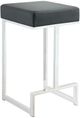 Coaster® Gervase Black/Chrome Square Counter Stool-0