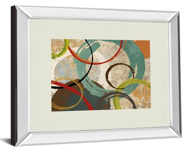 Classy Art Away We Go II by Katrina Craven Mirror Framed Wall Art-1