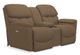 La-Z-Boy® Kipling Mink Power Reclining Loveseat with Console-1
