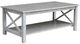 John Thomas Furniture® Home Accents Taupe Gray Coffee Table-0