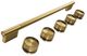 KitchenAid® Brass Slide-In Convection Range Handle and Knob kit-0