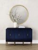 Currey & Company Aline Contemporary Gold Leaf Mirror-1