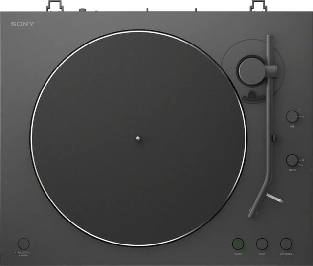 Sony® Black Full Auto Playback Belt-Drive Turntable with Bluetooth® Connectivity-0