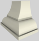 Vent-A-Hood® Designer Series 42" Biscuit Wall Mounted Range Hood-5