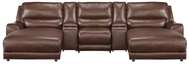 Signature Design by Ashley® DeepWakes 5-Piece Canyon Power Reclining U-Shape Sectional and Chaise-0