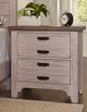 LM Co Home By Vaughan-Bassett Bungalow Home by Ben & Erin Napier Dover Gray/Folkstone 2-Drawer Nightstand-1