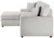 Homelegance® Marsh 2-Piece Gray Left-Arm Facing Sectional and Chaise-4