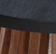 Signature Design by Ashley® Kallari Black Round End Table with Warm Brown Base-3