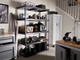 Gladiator® Hammered Granite 48" Wide EZ Connect Rack with Five 24" Deep Shelves-1