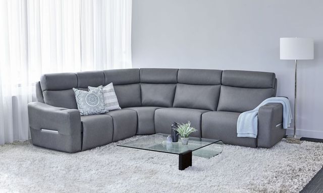 Elran Customizable Audrey 5-Piece Power Reclining Curved Sectional-1