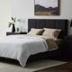 Malouf® 6-Piece Sand Linen-Weave Cotton Split California King Sheet Set-1