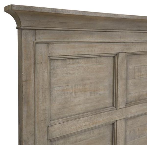 Magnussen Home® Paxton Place Dovetail Gray King Panel Headboard-2