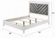 ACME Furniture Chelsie Gray/White Eastern King Upholstered Panel Bed-2