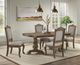 Elements International Madison Park 5-Piece Beige/Walnut Dining Set -2