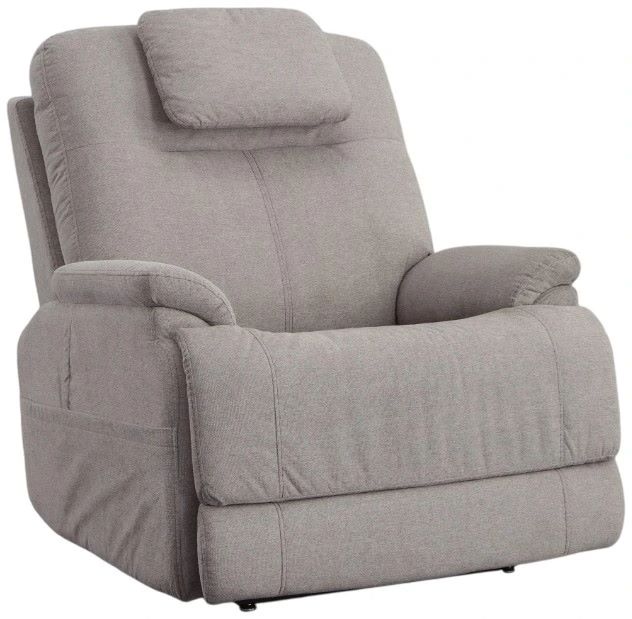 Flexsteel® Zecliner Model 1 Dove Power Lift and Sleep Recliner with Power Headrest and Lumbar-0