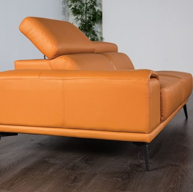 Furniture of America® Vadso Tangerine Sectional with Right Chaise-3