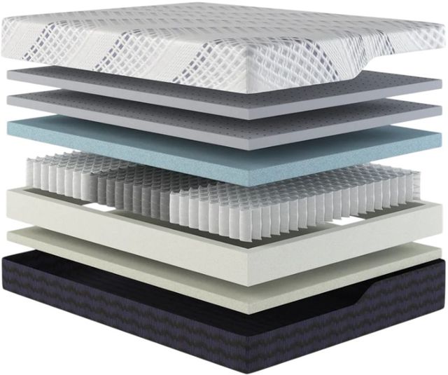 Customatic Sleep Technologies DreamSense Haven 13” Hybrid Medium Smooth Top Queen Mattress -2