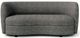 Furniture of America® Versoix Charcoal Gray Loveseat-2