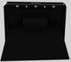 Vent-A-Hood® A Series 48" Black Retro Style Wall Mounted Range Hood-3