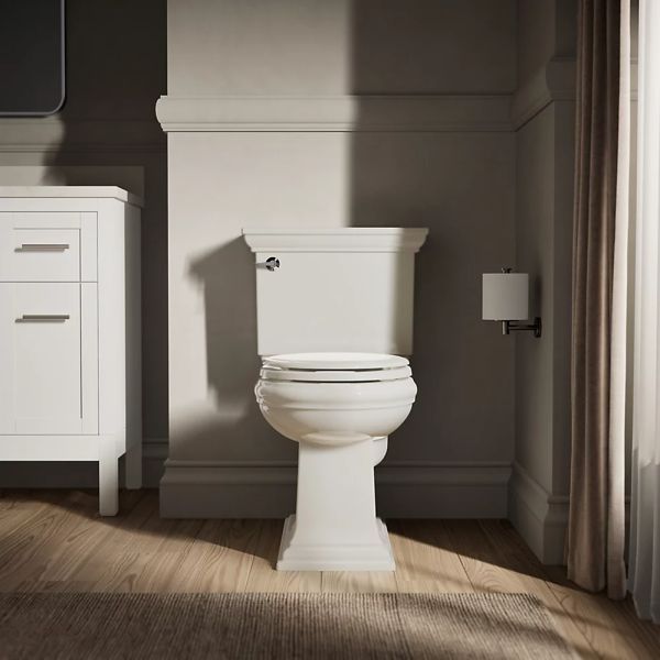 KOHLER® Ridgewood® Biscuit Quiet-Close™ Round-Front Toilet Seat-3