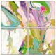 Classic Home Swoosh 4-Piece Painting by Buddy Whitlock Set -0