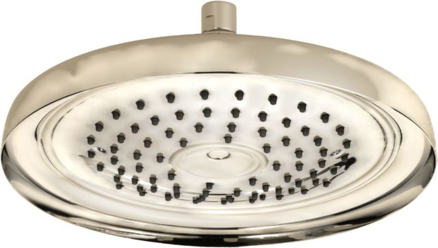 Brizo Essential™ Brilliance® Polished Nickel 11" Classic Round Single-Function Raincan Shower Head-0