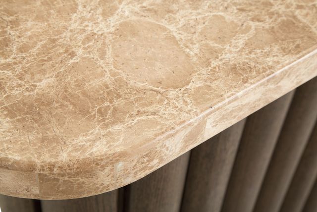 Signature Design by Ashley® Darimore Burnished Brown Sofa Table-4