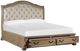 Magnussen Home® Marisol Fawn/Snow Fox Upholstered California King Sleigh Storage Bed-2