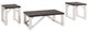 Signature Design by Ashley® Dorrinson 3-Piece Brown Occasional Table with Antique White Set-0