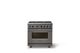Viking® 7 Series 36" Damascus Gray Pro Style Liquid Propane Gas Range-3