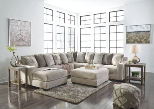 Benchcraft® Ardsley 2-Piece Pewter Living Room Set-3