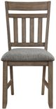 New Classic® Home Furnishings Harrisburg Walnut Brown Dining Side Chair-2