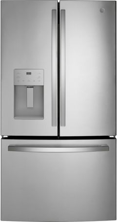 GE® 36 in. 20.6 Cu. Ft. Fingerprint Resistant Counter Depth French Door Refrigerator