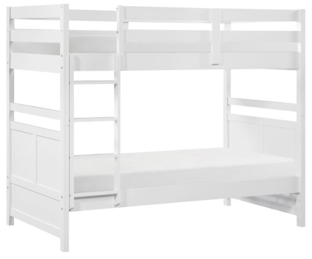 Homelegance® Sloane White Full/Full Bunk Bed-0
