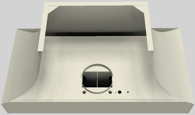 Vent-A-Hood® Designer Series 48" Biscuit Wall Mounted Range Hood-1